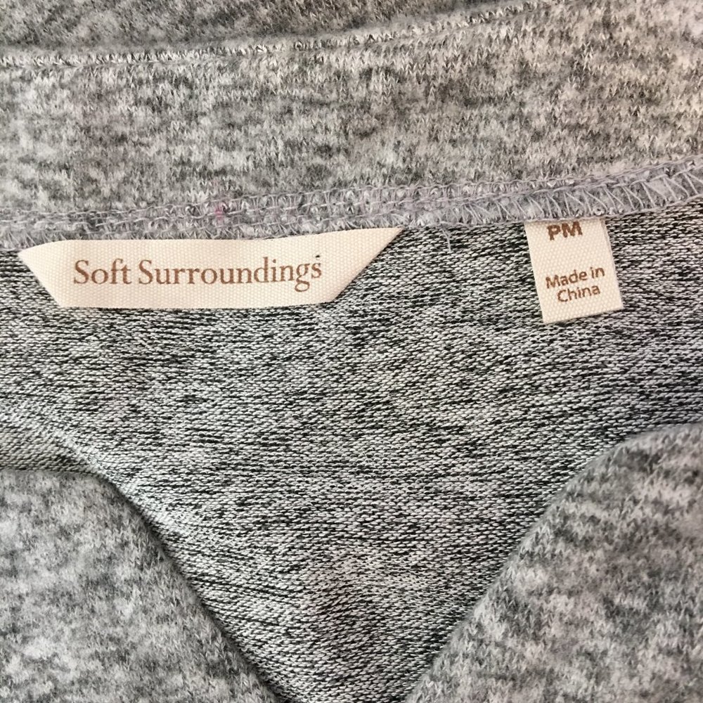 Soft Surrounding Womens Pm Gray Lazy Day Lounger … - image 4